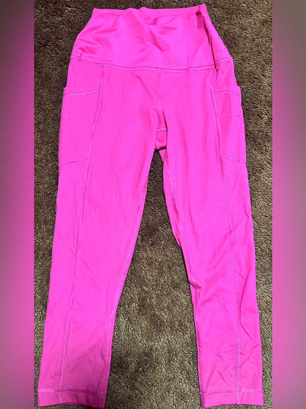 Yogalicious Hot Pink Girls' Performance Leggings